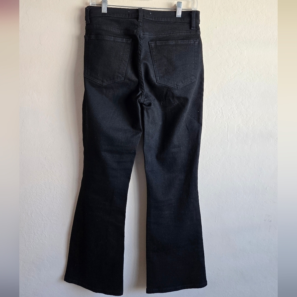 Reformation Black Flare Leg Jeans Size 28 - Picture 5 of 9